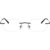 imageEyekepper Titanium Rimless Reading Glasses Readers Men GunmetalBlacklens Width 51mm