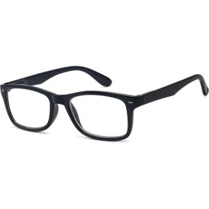 imageEyekepper Classic Vintage Style Reading Glasses BlackBlackClear Lens