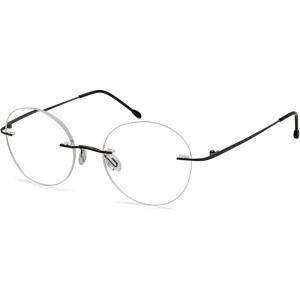 imageEyekepper Frameless Reading Glasses Women  Round Rimless Readers Men Red 250Gunmetal