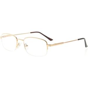 imageEyekepper Mens Womens Reading Glasses Bendable Titanium Memory Readers1704gold