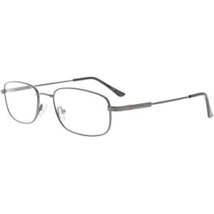 imageEyekepper Mens Womens Reading Glasses Bendable Titanium Memory ReadersGunmetal