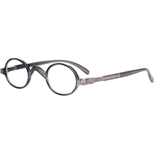 imageEyekepper Oval Round Reading Glasses Women Men Small Vintage Reader Eyeglasses Mini with Spring HingesGrey