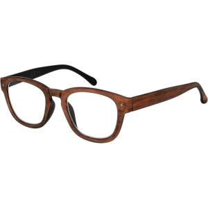 imageEyekepper Reading Glasses Professor Vintage Stylish Square Oversized Readers Men Women AntiBrown 05Antibrown