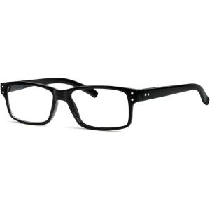 imageEyekepper Spring Hinges Vintage Reading Glasses Men with Case Grey Lens Sunshine ReadersBlack