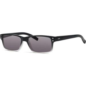 imageEyekepper Spring Hinges Vintage Reading Glasses Men with Case Grey Lens Sunshine ReadersGrey Lens