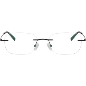 imageEyekepper Titanium Rimless Reading Glasses Readers Men Women Gunmetal 225Blacklens Width 51mm