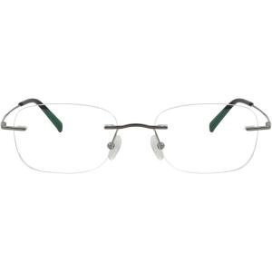 imageEyekepper Titanium Rimless Reading Glasses Readers Men Women Gunmetal 225Gunmetallens Width 51mm