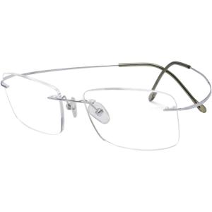 imageEyekepper Titanium Rimless Reading Glasses Readers Men Women Gunmetal 225Lens Width 55mmsilver