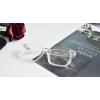 imageEyekepper Ladies Reading Glasses  Oversized Square Design Readers for Women RedTransparent