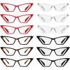 imageEyekepper 4pack Bifocal Reading Glasses Women Cat Eye Oversized Bifocal Readers12 Pack Mix  Br2131
