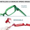 imageEyekepper Reading Glasses for Women Large Frame Readers Eyeglasses Oversize  White 1506 Pack Mix Color