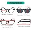 imageEyekepper 4 Pack Reading Glasses Blue Light Blocking Large Frame Computer Readers 15012 Pack Mix  R086