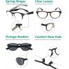 imageEyekepper 4 Pack Reading Glasses Blue Light Blocking Large Frame Computer Readers 15012 Pack Mix  R086