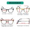 imageEyekepper 4 Pack Reading Glasses Blue Light Blocking Large Frame Computer Readers 15012 Pack Mix  Rj003
