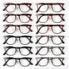 imageEyekepper 4 Pack Reading Glasses Blue Light Blocking Large Frame Computer Readers 15012 Pack Mix  Rj003