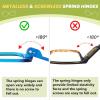 imageEyekepper 4 Pack Reading Glasses Blue Light Blocking Oversized Computer Readers Women 156 Pack Mix Color
