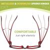 imageEyekepper 4 Pack Reading Glasses Blue Light Blocking Oversized Computer Readers Women 156 Pack Mix Color