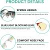 imageEyekepper 4 Pack Reading Glasses Blue Light Blocking Round Computer Readers 15010 Pack Mix Color  Tm9113