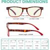imageEyekepper 4 Pack Reading Glasses Blue Light Blocking Round Computer Readers 15012 Pack Mix Color  Uvr046d