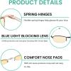 imageEyekepper 4Pack Reading Glasses Blue Light Blocking Cateye Computer Glasses Readers Women12 Pack Mix  Cg1710