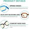 imageEyekepper 4pack Cat Eye Reading Glasses Blue Light Blocking Reader for Women12 Pack Mix Color  Uvr2130