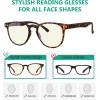imageEyekepper 4pack Reading Glasses Blue Light Blocking Women Cat Eye Readers10 Pack Mix Color  Uvr060