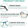 imageEyekepper 4pack Reading Glasses Blue Light Blocking Women Cat Eye Readers10 Pack Mix Color  Uvr802