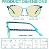 imageEyekepper 4pack Reading Glasses Blue Light Blocking Women Oversized Round Computer Readers 15012 Pack Mix  Tm9002d