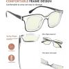 imageEyekepper 4pack Reading Glasses Blue Light Blocking Women Oversized Round Computer Readers 15012 Pack Mix  Uv2105
