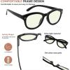 imageEyekepper 4pack Reading Glasses Blue Light Blocking Women Oversized Round Computer Readers 15012 Pack Mix  Uv2107