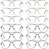 imageEyekepper 4 Pack Reading Glasses Blue Light Blocking Round Computer Readers Women 15012 Pack Mix  R1502