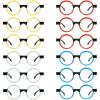 imageEyekepper 4 Pack Round Blue Light Blocking Reading Glasses for Women Computer Readers 15012 Pack Mix  R2007c