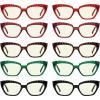 imageEyekepper 5pack Reading Glasses Blue Light Blocking Women Stylish Readers10 Pack Mix Color  Uv2133