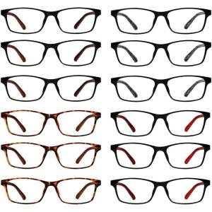 imageEyekepper 4Pack Reading Glasses Blue Light Blocking Cateye Computer Glasses Readers Women12 Pairs Mixre19042