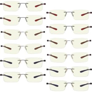 imageEyekepper 4pack Reading Glasses Blue Light Blocking Women Oversized Round Computer Readers 15012 Pack Mix  Uvr14003