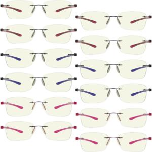 imageEyekepper 4pack Reading Glasses Blue Light Blocking Women Oversized Round Computer Readers 15012 Pack Mix  Uvr14009
