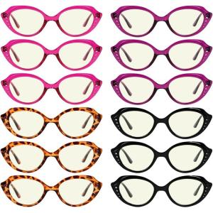 imageEyekepper Reading Glasses For Women Stylish Readers12 Pack Blue Light Blocking Reading Glasses  Uv2124
