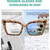 imageEyekepper Transition Photochromic Bifocal Readers Reading Glasses for Women OversizedBrownTortoise