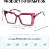 imageEyekepper Transition Photochromic Bifocal Readers Reading Glasses for Women OversizedPurple