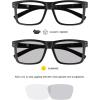 imageEyekepper Transition Photochromic Reading Glasses Oversized Large Frame Yellow 40Black
