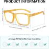 imageEyekepper Transition Photochromic Reading Glasses Oversized Large Frame Yellow 40Yellow