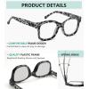 imageEyekepper Transition Photochromic Reading Glasses Women Black 125Grey Tortoise