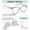 imageEyekepper Transition Photochromic Reading Glasses Women Black 125Transparent Frame