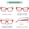 imageEyekepper Transition Photochromic Reading Glasses WomenR9110  Red