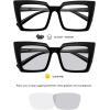 imageEyekepper Transition Photochromic Reading Glasses for Women Oversized ReadersBlack
