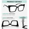 imageEyekepper Transition Photochromic Reading Glasses for Women Oversized ReadersBlack