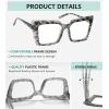 imageEyekepper Transition Photochromic Reading Glasses for Women Oversized ReadersGreyTortoise