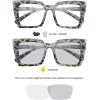imageEyekepper Transition Photochromic Reading Glasses for Women Oversized ReadersGreyTortoise