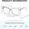 imageEyekepper Transition Photochromic Reading Glasses for Women Oversized ReadersTransparent