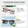 imageEyekepper Transition Photochromic Reading Glasses for Women and Men Transparent 050Transparent Frame